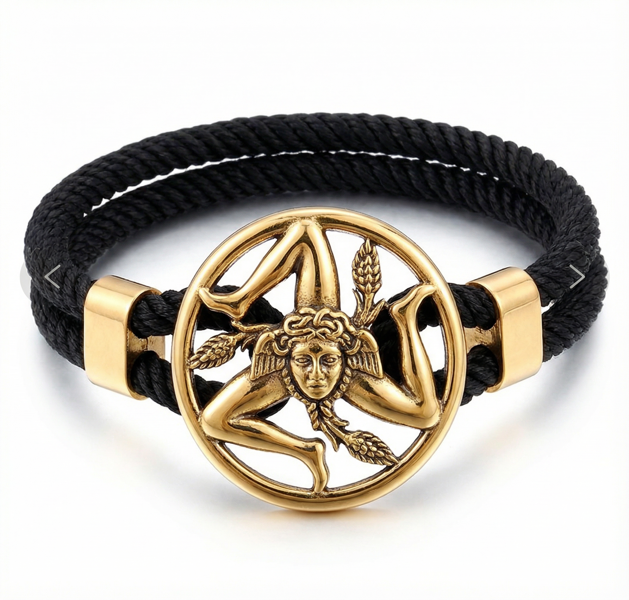 Trinacria Elegance - Black & Gold